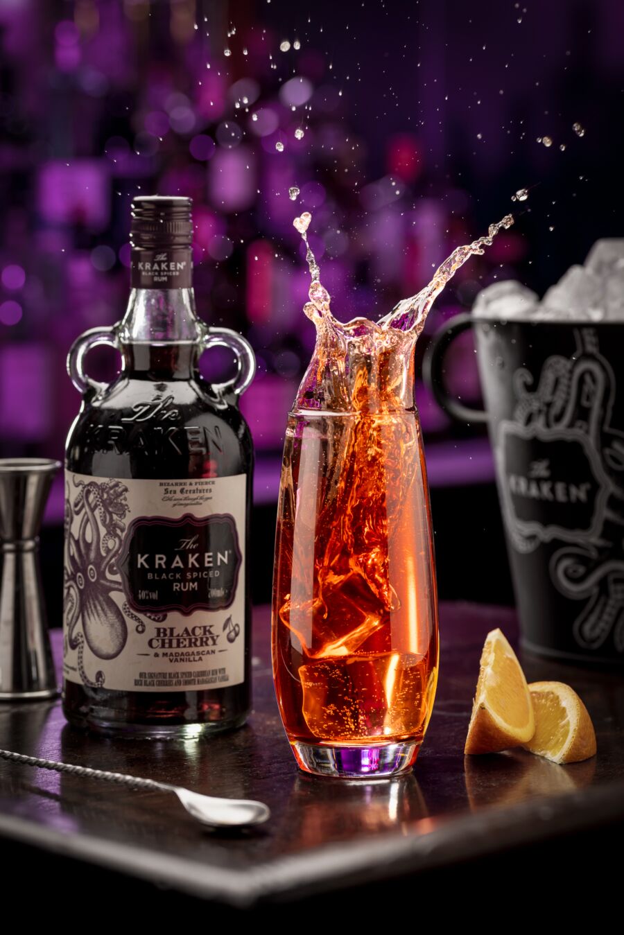 Kraken - Black Cherry & Madagascan Vanilla Black Spiced Rum 70cl