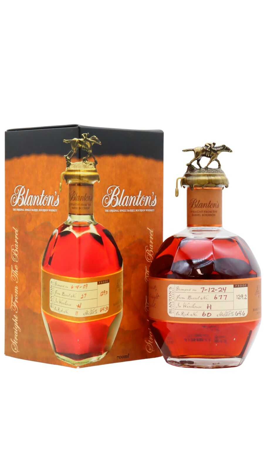 Blanton's - Straight From The Barrel Complete Letter Collection