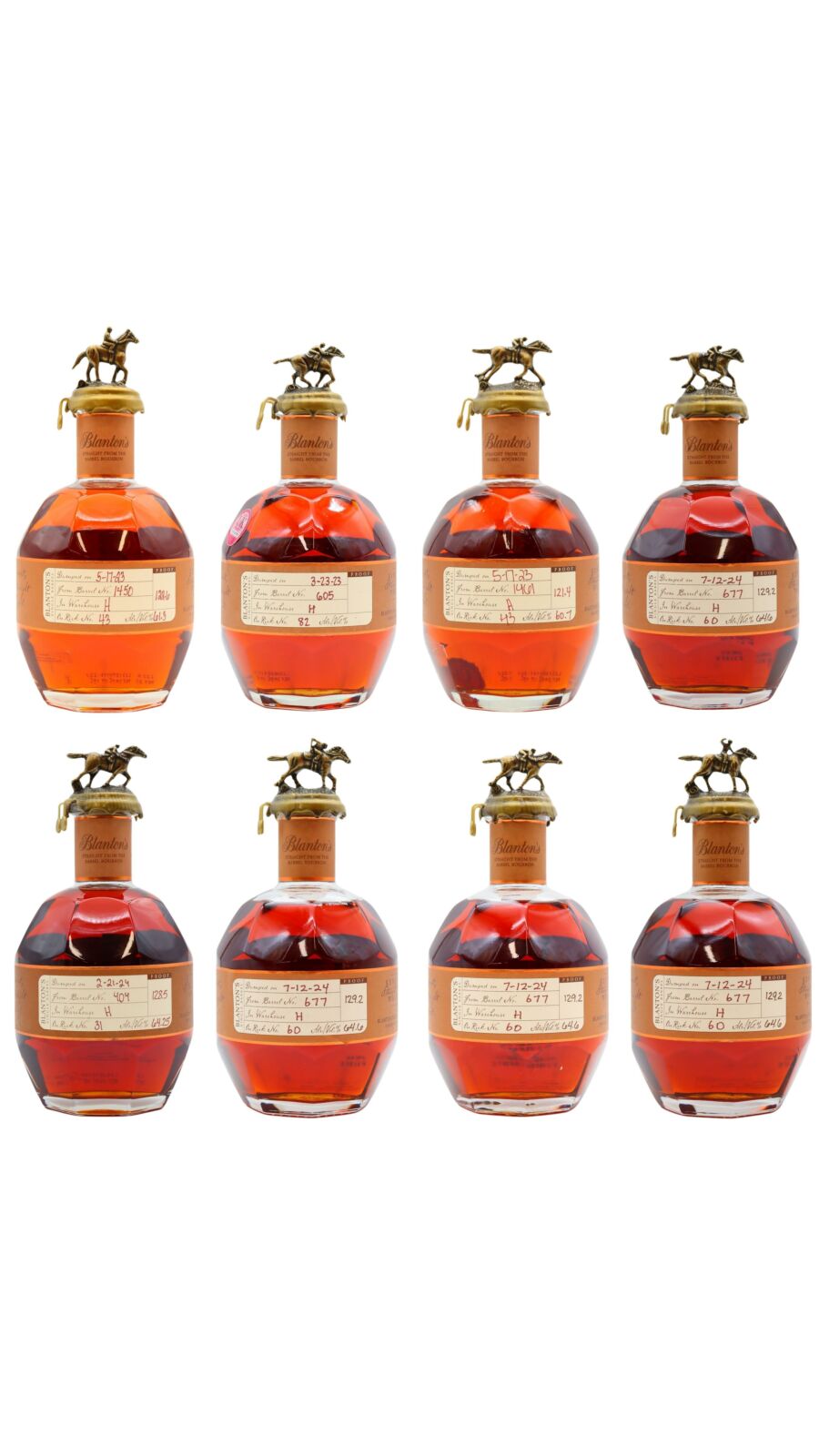 Blanton's - Straight From The Barrel Complete Letter Collection