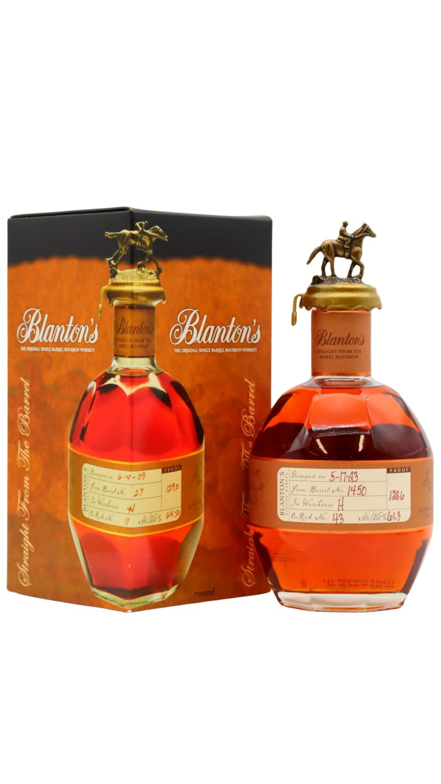 Blanton's - Straight From The Barrel Complete Letter Collection