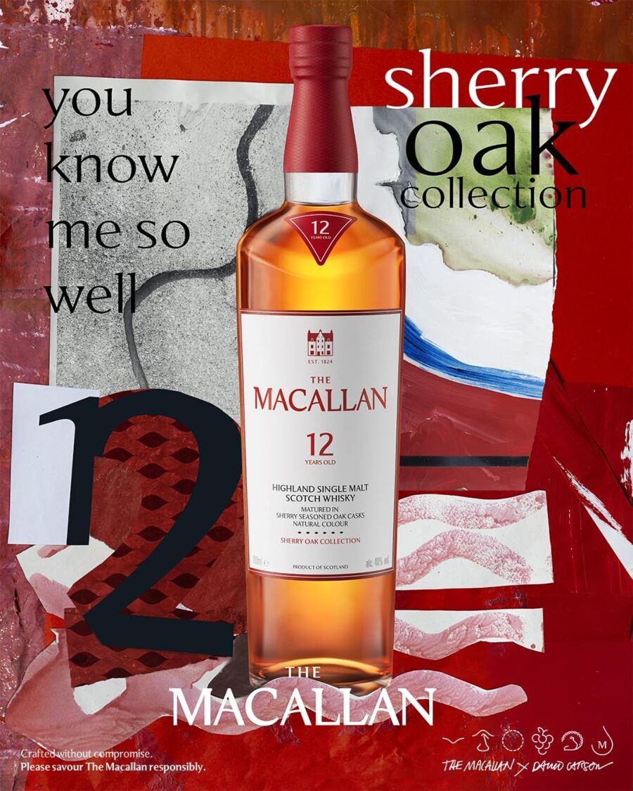 The Macallan - 12 year old Sherry Oak Highland Single Malt Scotch