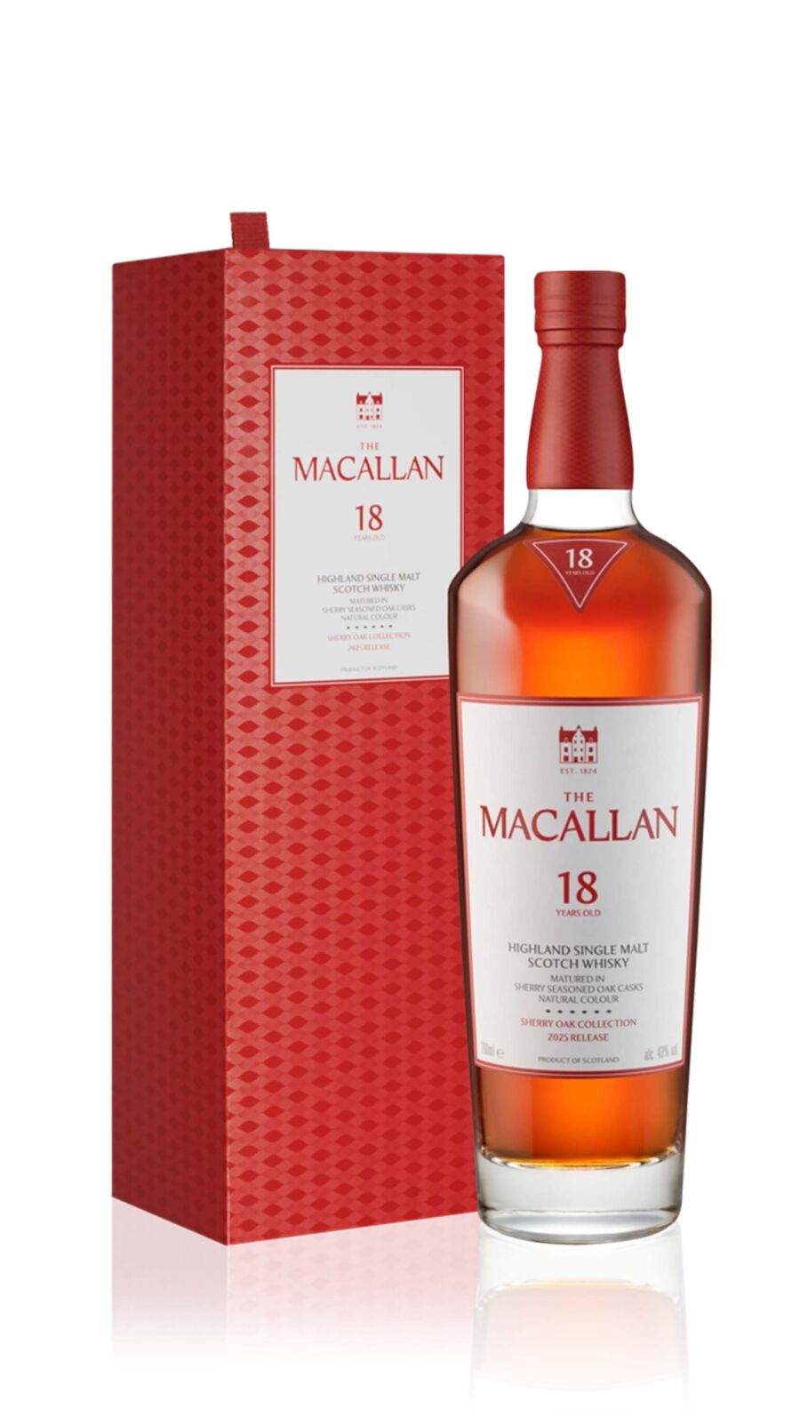 Macallan - 2025 Release Sherry Oak Highland Single Malt Scotch 18