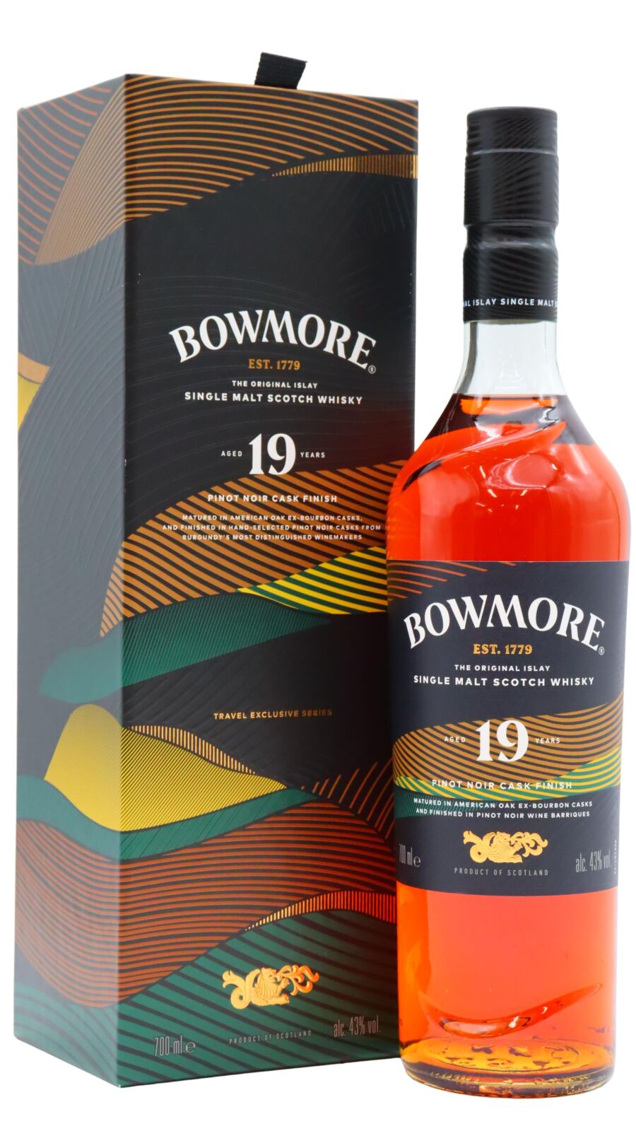 Bowmore - Pinot Noir Cask Finish Single Malt Scotch 19 year old