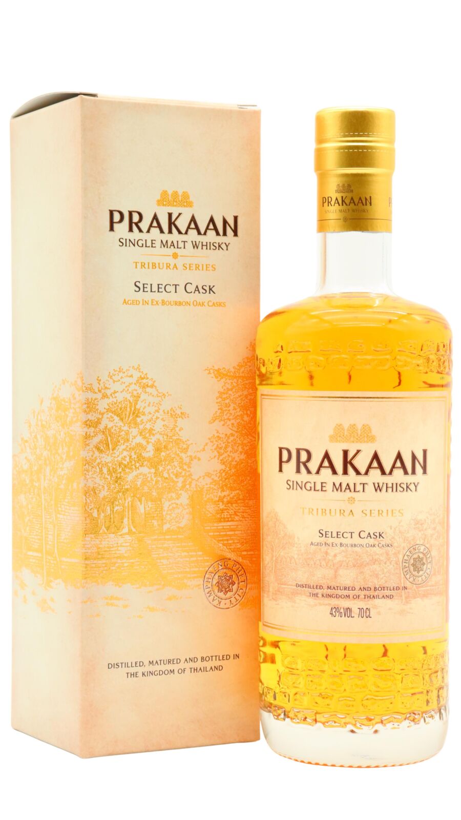 Prakaan - Select Cask Thai Single Malt Whisky 70cl 43% ABV | Hard