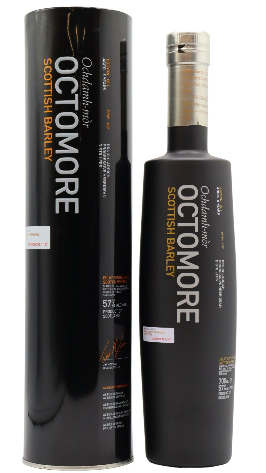 Octomore オクトモア 06.1  ストロングウィスキー Octomore - 06.1 Scottish Barley Islay Single Malt 2008 5 year old