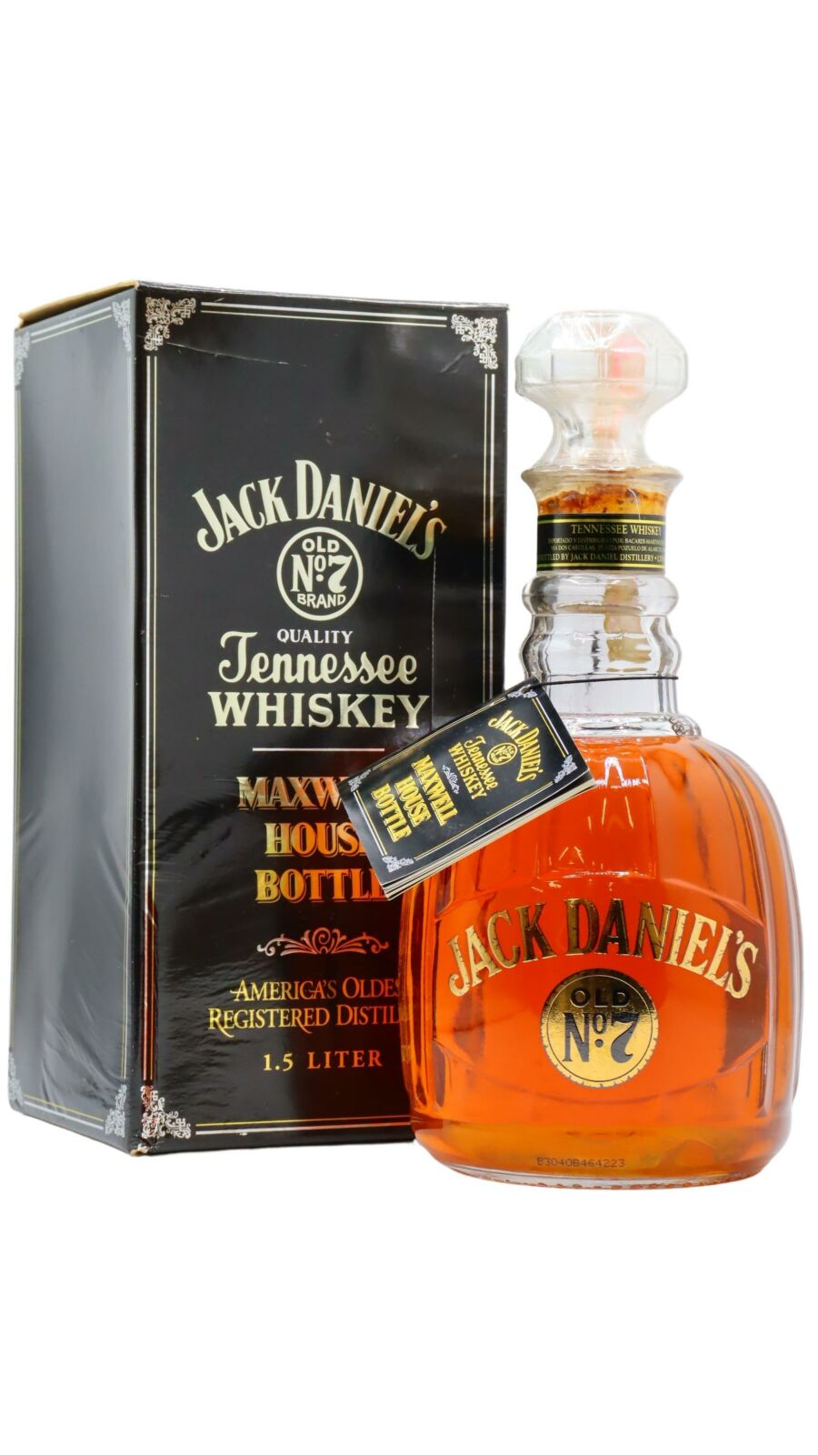 デカンタ（１．５リッター）　JACK DANIEL&#39;s 瓶　（高さ２９ｃｍ） デカンタ（1.5リッター） JACK DANIEL´s瓶 （高さ29cm）