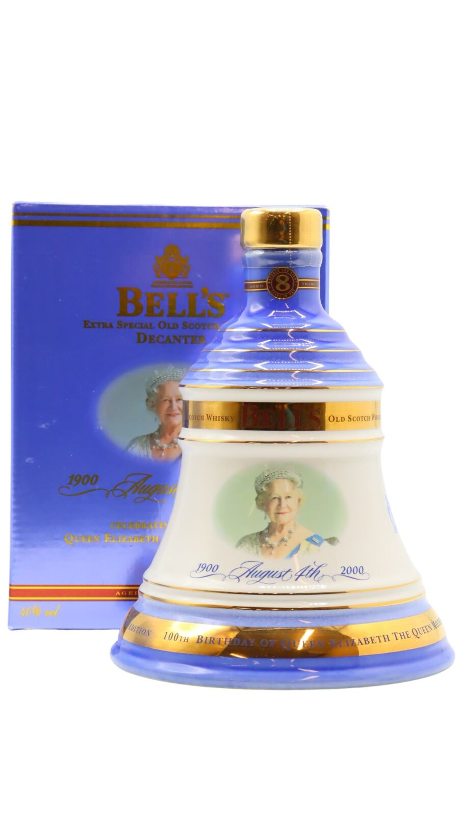 Bell's - Decanter Queen Mother 100th Birthday 8 year old Whisky
