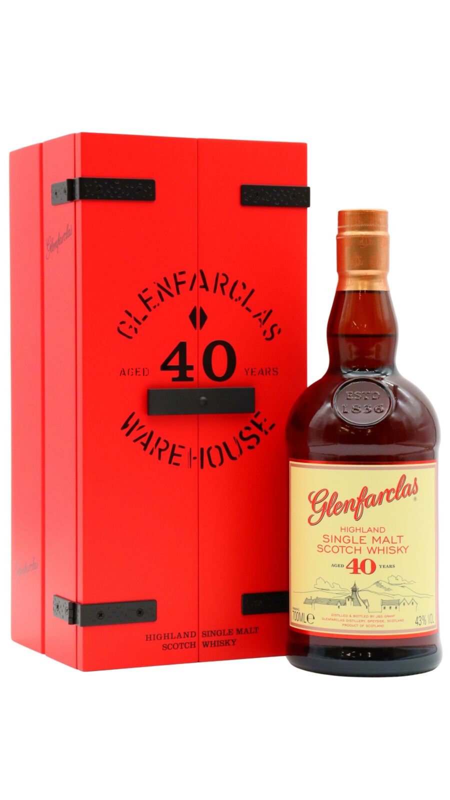 Glenfarclas - 40 year old Highland Single Malt Scotch Whisky 70cl