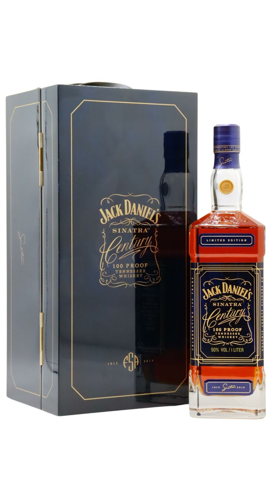 Jack Daniel's - Sinatra Century 100 Proof Whiskey (1 Litre) 100cl