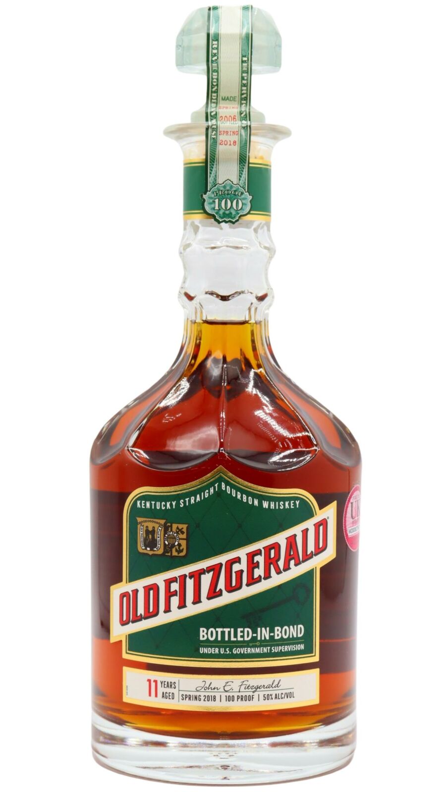 Old Fitzgerald ボトルインボンド　バーボンウイスキー 古酒　終売 Old Fitzgerald - Bottled In Bond Bourbon 2006 11 year old Whiskey