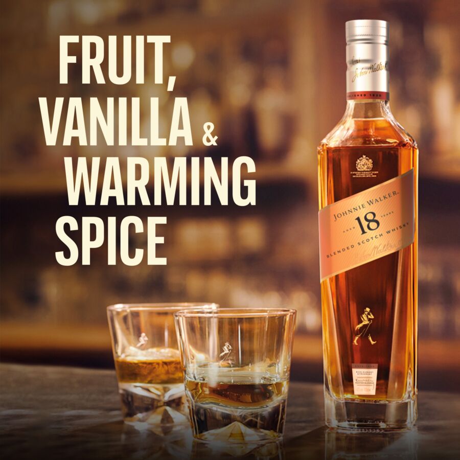 Johnnie Walker - 18 year old Blended Scotch Whisky 70cl 40% ABV