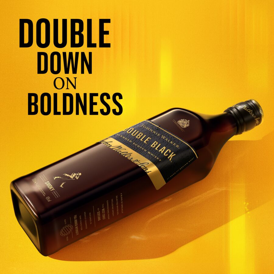 Johnnie Walker - Double Black Blended Scotch Whisky 70cl 40% ABV
