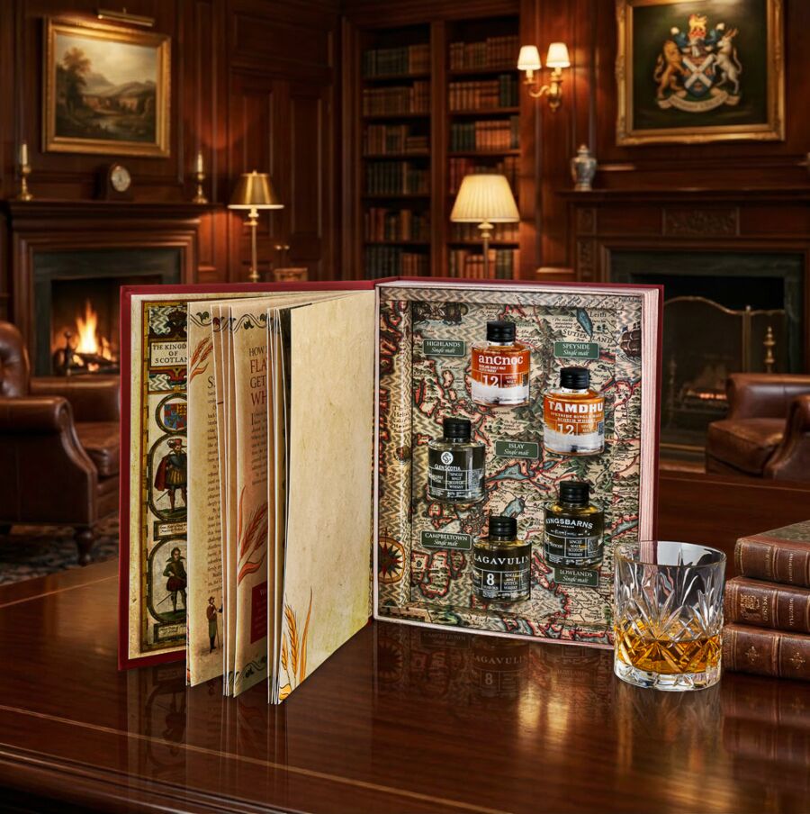 Whisky With Us - The Book Of Scotch Whisky 3cl x 5 40% ABV Tasting