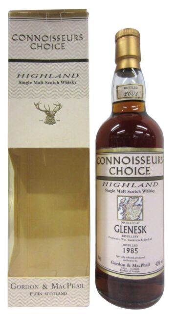 Glenesk (silent) - Connoisseurs Choice Single Malt Scotch 1985 18 year old Whisky