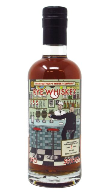 James E Pepper - That Boutique-y Whisky Company Batch #2 Rye 3 year old Whiskey