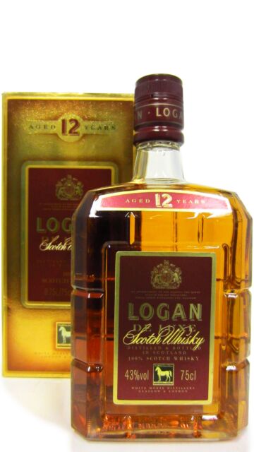 Logan - DeLuxe White Horse 12 year old Whisky (Old Bottling)