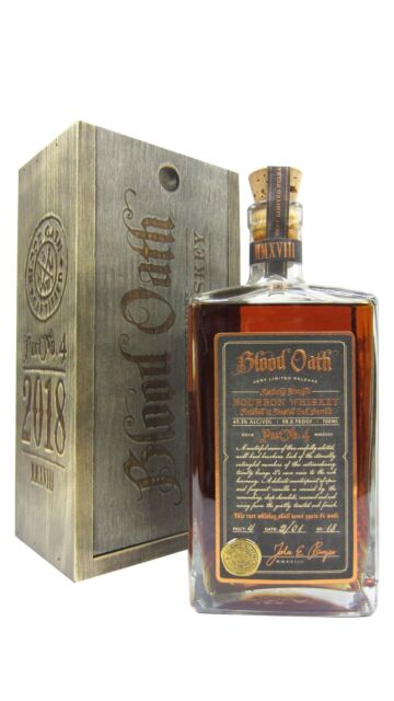 Blood Oath - Pact #4 Kentucky Straight Bourbon Whiskey