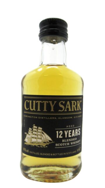 Cutty Sark - Blended Scotch 12 year old Whisky Miniature