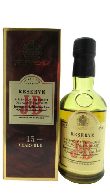 J&B - Reserve 15 year old Whisky Miniature (Old Bottling)