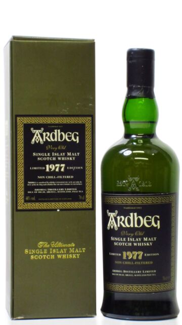 Ardbeg - Limited Edition Single Malt Scotch 1977 24 year old Whisky