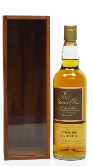 Ladyburn (silent) - Ayrshire Distillery - Gordon & MacPhail Rare Old Single Malt Scotch 1970 30 year old Whisky