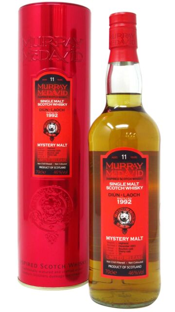 Murray McDavid - Dion Laoch Mystery Malt Speyside Single Malt Scotch 1992 11 year old Whisky