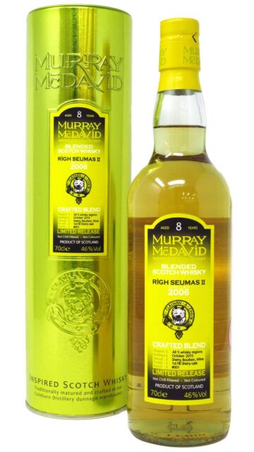 Murray McDavid - Righ Seumas II Crafted Blend Blended Scotch 2006 8 year old Whisky