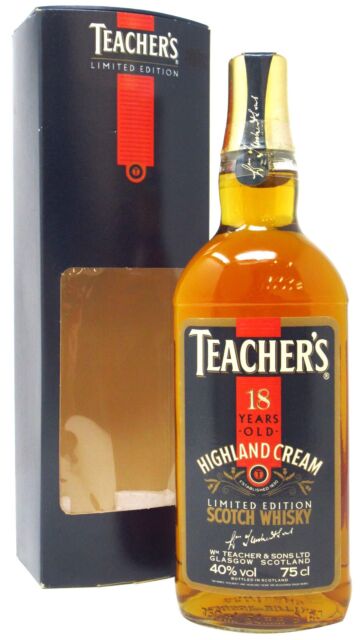 Teacher's - Highland Cream Blended Scotch 18 year old Whisky
