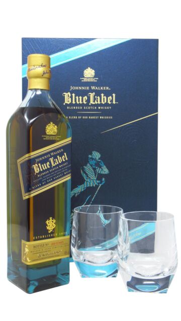 Johnnie Walker - Blue Label Richard Malone Edition Blended Scotch Whisky Glass Pack