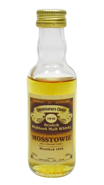 Mosstowie (Silent) - Connoisseurs Choice Single Malt Scotch 1970 Whisky Miniature