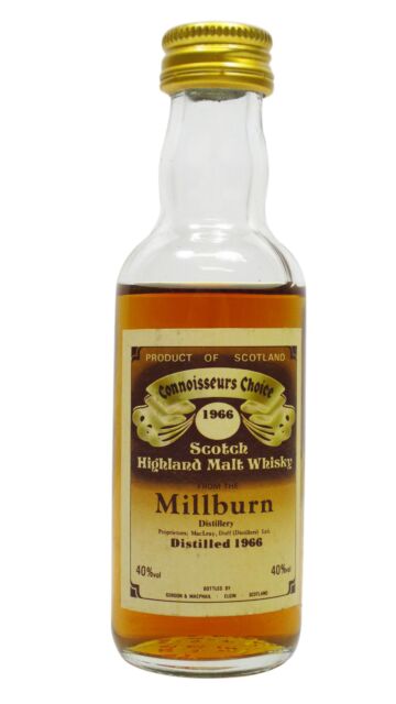 Millburn (silent) - Connoisseurs Choice Single Malt Scotch 1966 16 year old Whisky Miniature