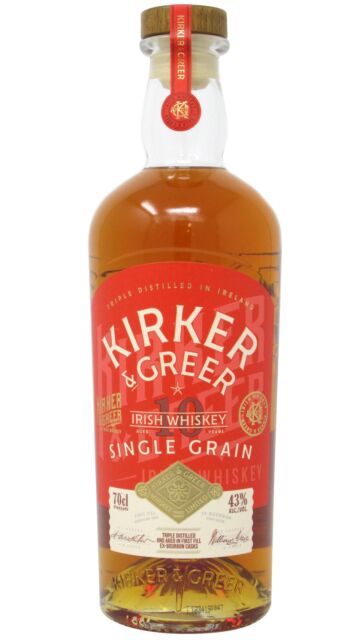 Kirker & Greer - Single Grain Irish 10 year old Whiskey