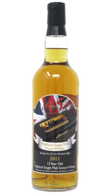 Undisclosed Highlands - Jim Marshall OBE Single Malt 12 year old Whisky