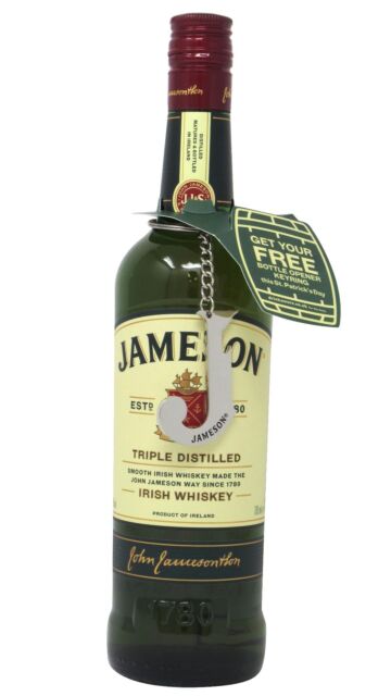 Jameson - Branded Metal J Keyring Bottle Opener Whiskey