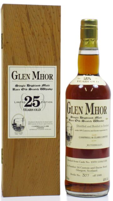 Glen Mhor (silent) - Single Highland Malt 1970 25 year old Whisky