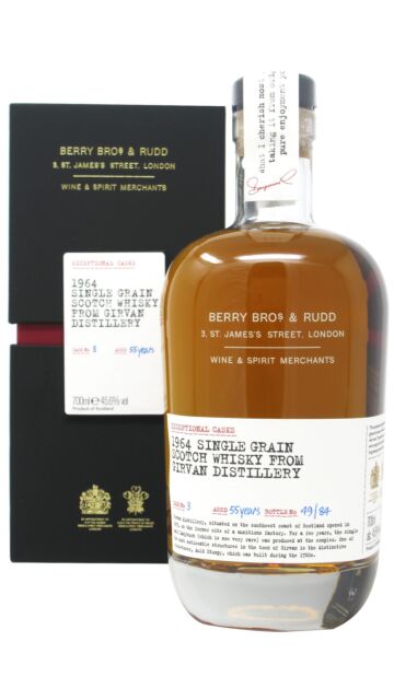 Girvan - Berry Bros & Rudd - Exceptional Single Cask #3 1964 55 year old Whisky