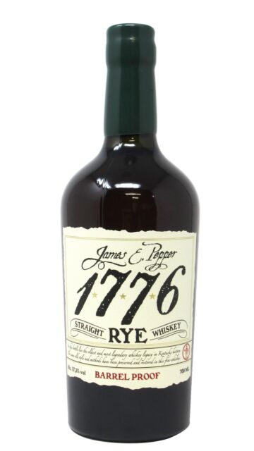 James E Pepper - 1776 Straight Rye Barrel Proof Whiskey