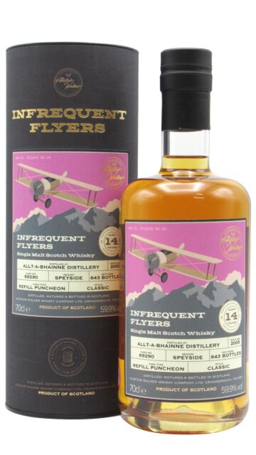 Allt-a-Bhainne - Infrequent Flyers Single Cask #69290 2005 14 year old Whisky