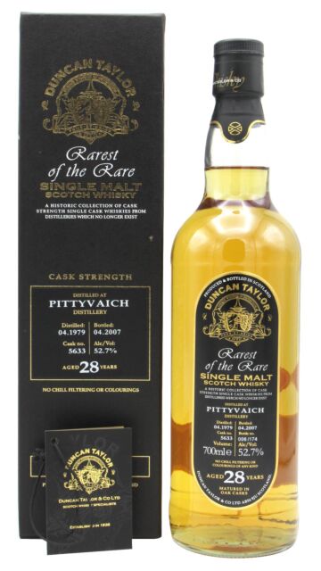 Pittyvaich (silent) - Rarest Of The Rare Single Cask #5633 1979 28 year old Whisky