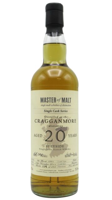 Cragganmore - Single Cask Series #1146 1991 20 year old Whisky