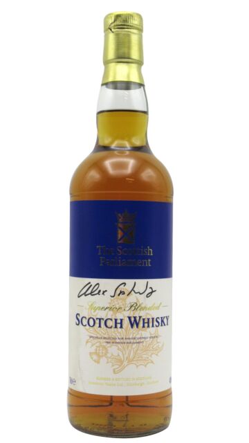 The Scottish Parliament - Signed By Alex Salmond Superior Blended Scotch Whisky