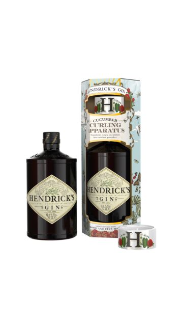 Hendrick's - Original Dry Gin Cucumber Curler Gift Pack