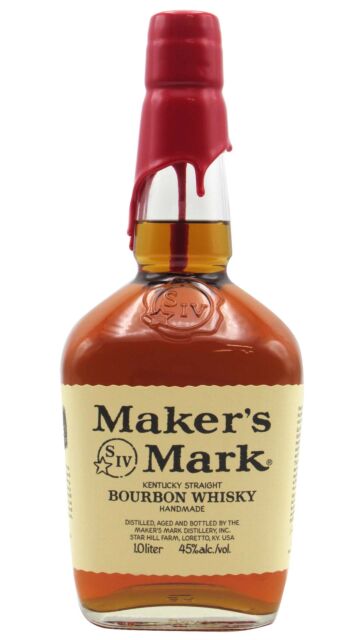 Maker's Mark - Kentucky Straight Bourbon Whiskey (1 Litre)
