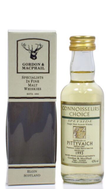 Pittyvaich (silent) - Connoisseurs Choice Single Malt Scotch 1993 Whisky Miniature