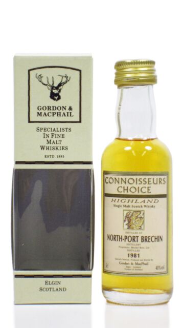 North Port (silent) - Connoisseurs Choice Single Malt Scotch 1981 Whisky Miniature