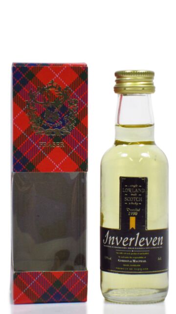 Inverleven (silent) - Gordon & MacPhail Single Malt Scotch 1990 Whisky Miniature