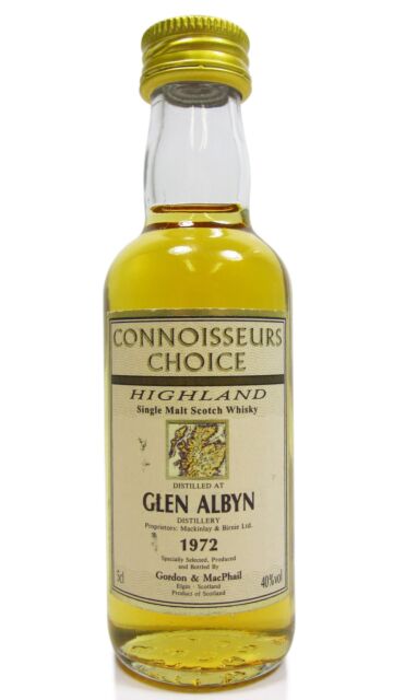 Glen Albyn (silent) - Connoisseurs Choice Single Malt Scotch 1972 Whisky Miniature