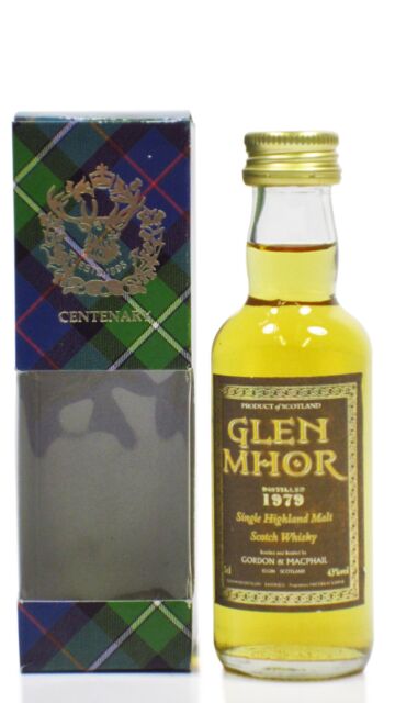 Glen Mhor (silent) - Gordon & MacPhail Single Malt Scotch 1979 Whisky Miniature
