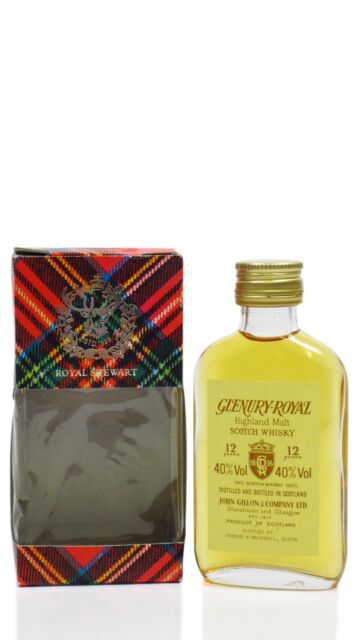 Glenury Royal (silent) - Gordon & MacPhail Single Malt Scotch 12 year old Whisky Miniature