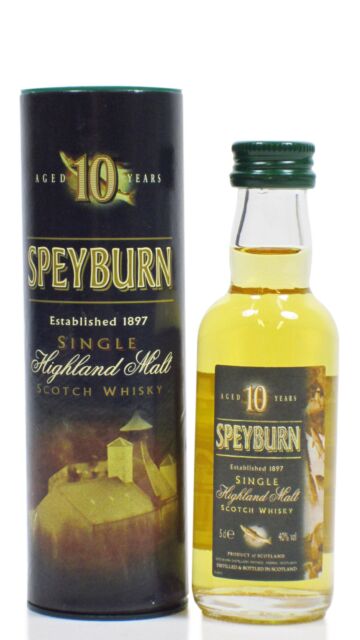 Speyburn - Single Highland Malt 10 year old Whisky Miniature